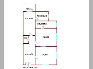 Pronájem bytu 2+1, Brno, Těsnohlídkova, 78 m2