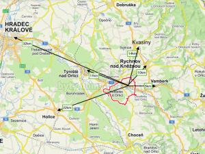 Pronájem garáže, Kostelec nad Orlicí, Mánesova, 1050 m2