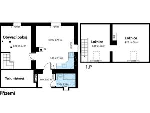 Prodej rodinného domu, Načeradec, Na Kačíně, 160 m2