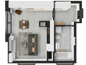 Pronájem bytu 1+kk, Heřmanova Huť, U Pondu, 34 m2
