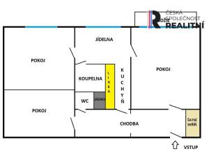 Prodej bytu 3+1, Šumperk, Bratrušovská, 66 m2