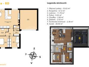 Prodej rodinného domu, Králův Dvůr - Levín, Na Lucberku, 98 m2