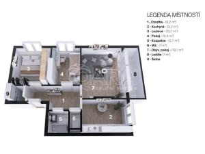 Prodej bytu 3+1, Ostrava - Mariánské Hory, Mojmírovců, 64 m2
