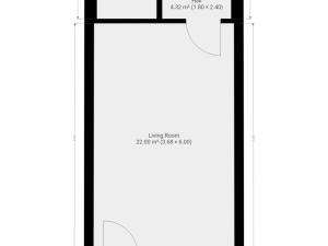 Pronájem bytu 1+kk, Praha - Háje, Výstavní, 33 m2