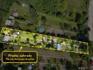 Prodej zahrady, Moravský Krumlov, 756 m2