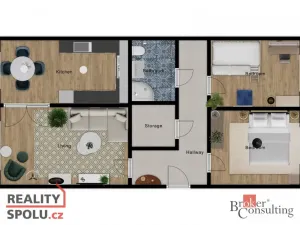 Prodej bytu 3+1, Praha - Michle, Bítovská, 70 m2