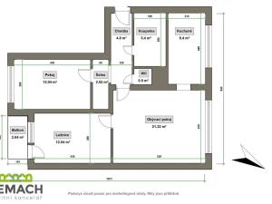 Prodej bytu 3+1, Uherské Hradiště - Mařatice, Sadová, 83 m2