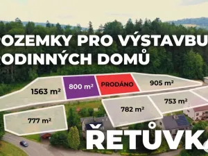 Prodej pozemku pro bydlení, Řetůvka, 800 m2