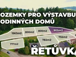 Prodej pozemku pro bydlení, Řetůvka, 905 m2