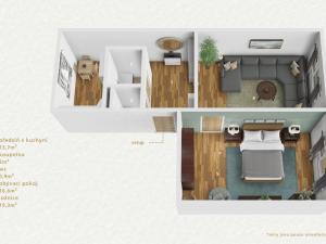 Prodej bytu 2+1, Ostrov, Severní, 55 m2