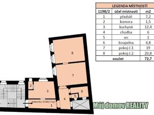 Pronájem bytu 2+1, Praha - Nové Město, Soukenická, 73 m2