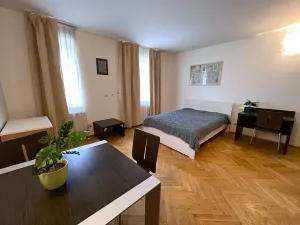 Pronájem bytu 1+kk, Praha - Nové Město, Hálkova, 30 m2