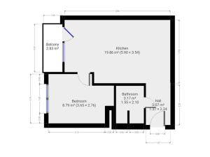 Pronájem bytu 2+kk, Praha - Troja, U Pentlovky, 38 m2