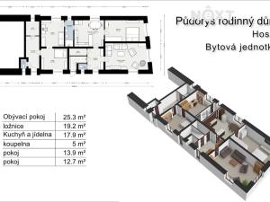 Prodej rodinného domu, Hosín, 120 m2