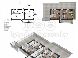 Prodej rodinného domu, Hluboš, 80 m2