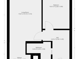 Pronájem bytu 2+kk, Praha - Letňany, Krausova, 45 m2