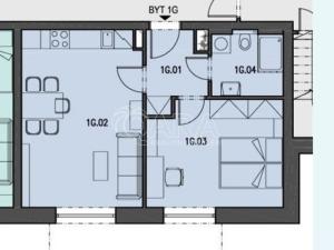 Prodej bytu 2+kk, Jince, Zborovská, 45 m2