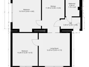 Pronájem bytu 3+kk, Praha - Břevnov, Brixiho, 65 m2