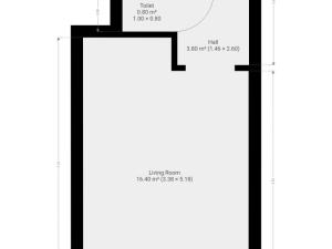 Pronájem bytu 1+kk, Praha - Malešice, Počernická, 24 m2