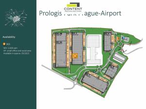 Pronájem skladu, Jeneč, Průmyslová, 2638 m2