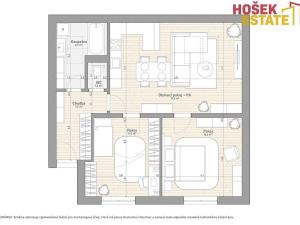 Prodej bytu 3+kk, Brno, ulice 1. května, 82 m2