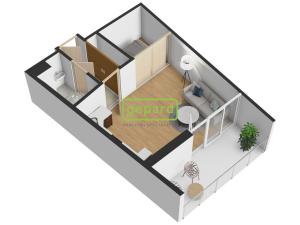Prodej bytu 1+kk, Brno - Slatina, Lučiny, 32 m2