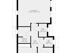 Pronájem rodinného domu, Hovorčovice, Střední, 76 m2