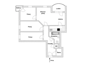 Prodej bytu 4+1, Pardubice - Zelené Předměstí, Sokolovská, 113 m2