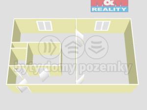 Pronájem bytu 1+1, Pňovice, 38 m2