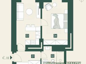 Prodej bytu 2+kk, Praha - Smíchov, Pecháčkova, 75 m2