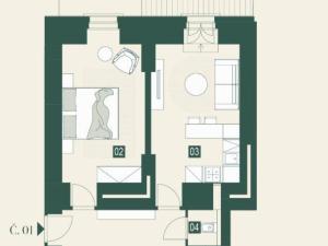 Prodej bytu 2+kk, Praha - Smíchov, Pecháčkova, 75 m2