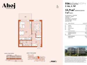 Prodej bytu 2+kk, Praha - Modřany, Československého exilu, 51 m2