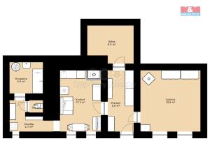 Prodej chalupy, Horosedly, 52 m2