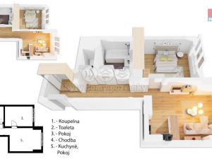 Pronájem bytu 2+kk, Praha - Vršovice, 28. pluku, 44 m2