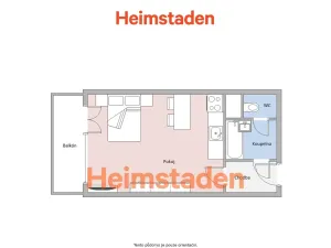 Pronájem bytu 1+kk, Frýdek-Místek - Místek, Marie Majerové, 28 m2