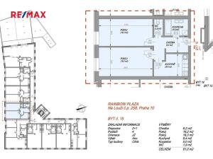 Pronájem bytu 2+1, Praha - Vršovice, Na louži, 61 m2