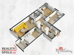 Prodej bytu 3+1, Praha - Modřany, Urbánkova, 79 m2