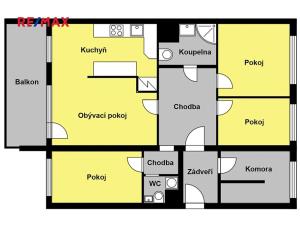 Prodej bytu 4+1, Praha - Řepy, Španielova, 90 m2