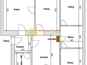 Pronájem bytu 4+1, Hradec Králové, Střelecká, 96 m2