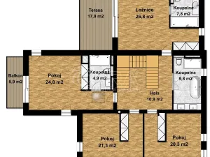 Prodej rodinného domu, Statenice, Zelená, 285 m2