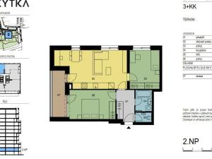 Prodej bytu 3+kk, Praha - Vysočany, Oktábcových, 70 m2