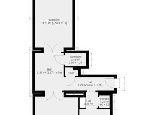 Pronájem bytu 2+1, Praha - Podolí, Na Klaudiánce, 72 m2