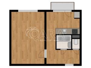 Prodej bytu 1+1, Kladno - Kročehlavy, Finská, 35 m2