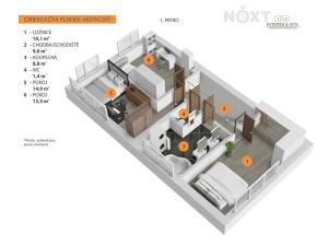 Pronájem bytu 4+kk, Praha - Horní Měcholupy, Nad přehradou, 118 m2
