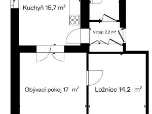 Prodej bytu 2+1, Zlín, Štefánikova, 53 m2
