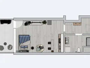 Pronájem bytu 1+kk, Olomouc, Edmunda Husserla, 30 m2