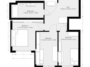 Pronájem bytu 4+kk, Praha - Vysočany, Svatošových, 130 m2