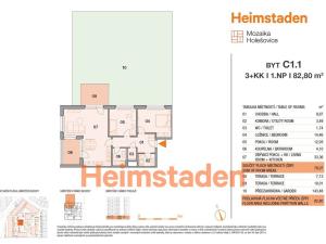 Pronájem bytu 3+kk, Praha - Holešovice, U Pergamenky, 88 m2