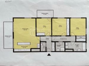 Pronájem bytu 4+kk, Praha - Stodůlky, Jeremiášova, 95 m2