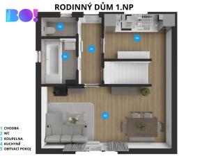 Prodej rodinného domu, Komorní Lhotka, 98 m2